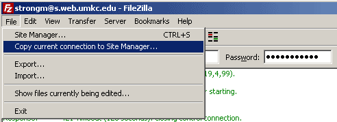 filezilla ftp server shared folder